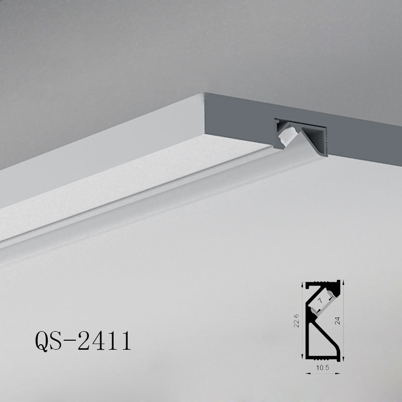 Recessed LED Light Diffuser For 7mm Narrow LED Strip